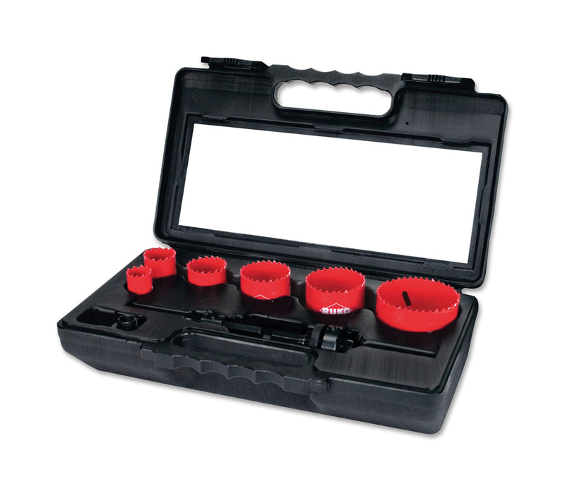 RUKO A106340 Bimetal Hole Saw Set, 8 Piece, Electrician