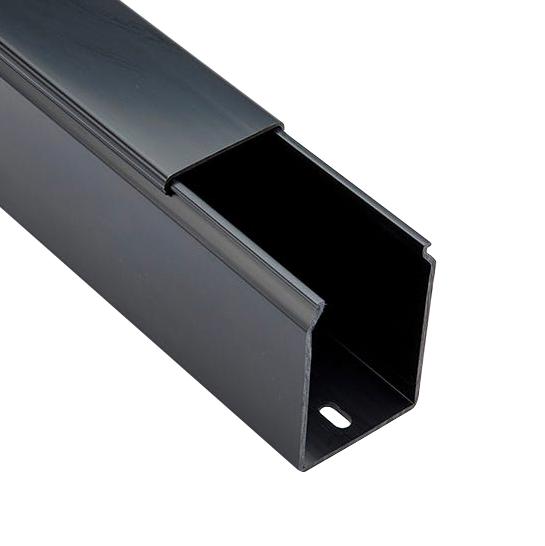 Betaduct 10150000Y Trunking Solid Wall 50 mm (H) x 37.5 (W) 2 m (L) Black PVC