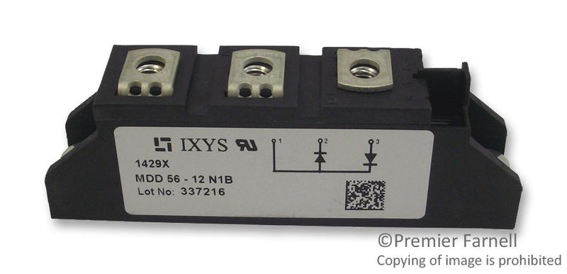 Ixys Semiconductor MDD56-16N1B Diode Module 1.6 kV 71 A 1.21 V Dual Series MDD56