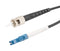 L-COM FCA-SLCUSTUS2 FO Cable LC SIMPLEX-ST SM 6.6FT New
