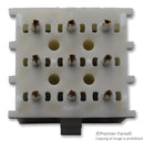 AMP - TE Connectivity 350712-1 350712-1 Pin Header Wire-to-Board 6.35 mm 3 Rows 9 Contacts Through Hole Straight Universal MATE-N-LOK