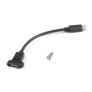 SparkFun Panel Mount USB-C Extension Cable - 6"
