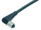 Binder 79-3110-32-04 Sensor Cable M5 Right Angle 4 Position Receptacle Free End 2 m 6.6 ft 707 Series