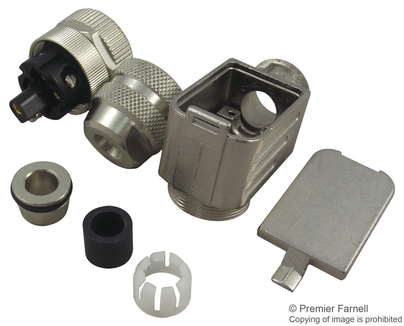 Binder 99-1436-824-05 99-1436-824-05 Circular Connector 763 Series Cable Mount Receptacle 5 Contacts Screw Socket Metal Body