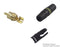 NEUTRIK NYS373-4 RCA (Phono) Audio / Video Connector, 1 Contacts, Plug, Gold Plated Contacts, Metal Body, Black