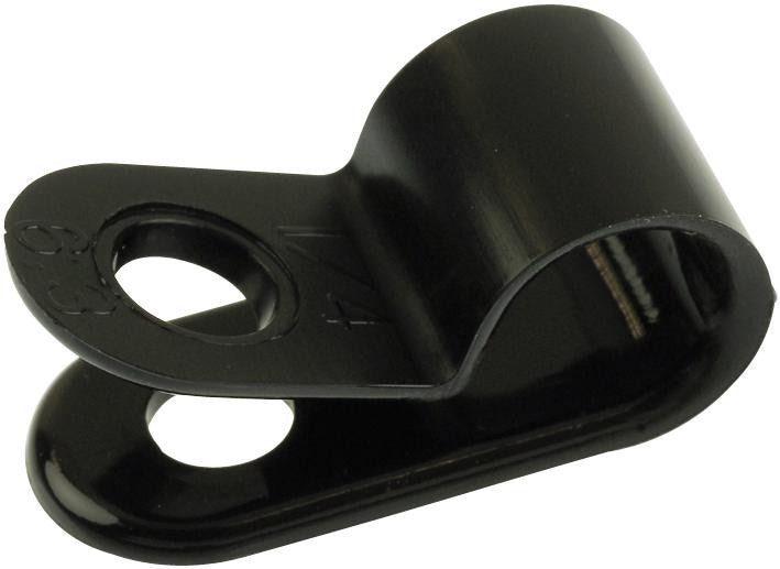 THOMAS & BETTS N4NY-004-0-C CABLE CLAMP, NYLON 6.6, 0.25", BLACK