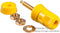 SUPERIOR ELECTRIC BP30Y-1 PKG BINDING POST, 30A, #8-32, STUD, YELLOW