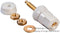 SUPERIOR ELECTRIC BP30WT BINDING POST, 30A, #8-32, STUD, WHITE