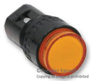 IDEC AP6M122A PANEL MOUNT INDICATOR, LED, 16MM, AMBER, 24V