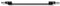 POMONA B-8-0 TEST LEAD, SINGLE, BLACK, 8IN, 5000VDC