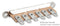 ABBATRON HH SMITH 3006 TERMINAL BLOCK, STANDARD, 6 POSITION
