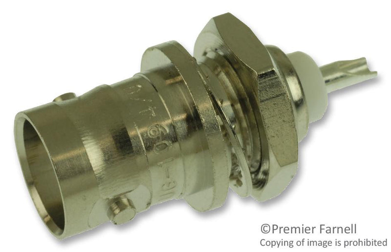 AMPHENOL RF 31-221 RF/COAXIAL BNC BULKHEAD JACK STR 50 OHM SOLDER