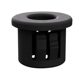 Essentra Components 22MP04376 22MP04376 Grommet Nylon 6 0.437" Black
