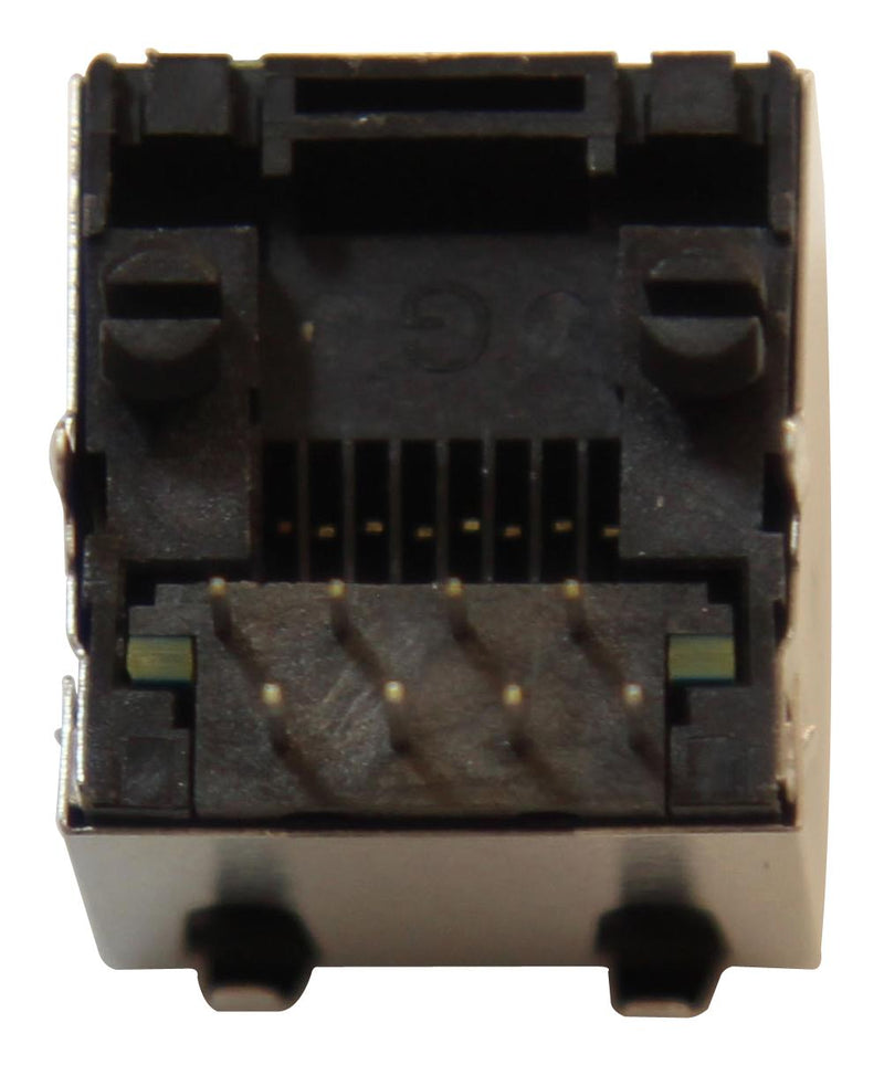 Amphenol Communications Solutions RJE45-188-1401 Modular Connector RJ45 Jack 1 x (Port) 8P8C Cat6 Through Hole Mount