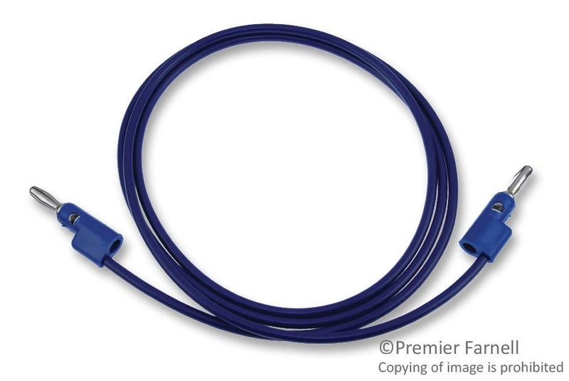 POMONA B-48-6 TEST LEAD, BLUE, 1.219M, 60V, 15A