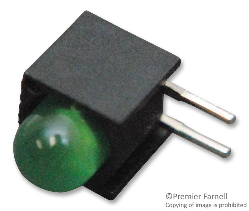 DIALIGHT 550-0205F INDICATOR, LED PCB, 5MM, GREEN, 2.1V