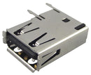 AMP - TE Connectivity 292336-1 292336-1 USB Connector Type A 2.0 Receptacle 4 Ways Through Hole Mount Right Angle