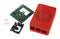 Multicomp PRO ASM-1900143-61 Raspberry Pi Accessory 4 Model B Case Plastic Red Integrated Power Button