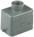 HARTING 09300061440 TOP ENTRY HOOD, SIZE 6B, METAL