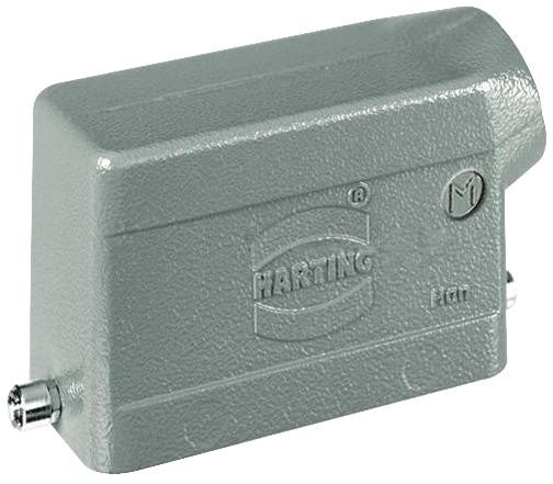 HARTING 19300101540 SIDE ENTRY HOOD, SIZE 10B, METAL