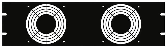 HAMMOND PPGP191202BK1 FAN GRILL PANEL, 5.22INX19IN