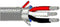 BELDEN 5401FE 008500 SHIELDED MULTICONDUCTOR CABLE, 3 CONDUCTOR, 20AWG, 1000FT