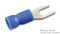 PANDUIT PV14-8F-M TERMINAL, FORK, #8, 16-14AWG, BLU