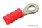 AMP - TE CONNECTIVITY 31888 TERMINAL, RING TONGUE, #8, CRIMP, RED