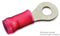 AMP - TE CONNECTIVITY 326878 TERMINAL, RING TONGUE, #6, CRIMP, RED