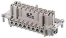 WIELAND ELECTRIC 70.300.1640.0 RECTANGULAR INSERT, RECEPTACLE, 16+PE POSITION, 2ROW, SCREW