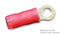 AMP - TE CONNECTIVITY 52273-1 TERMINAL, RING TONGUE, #4, CRIMP, RED