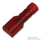 THOMAS & BETTS 18RAD-18377 TERMINAL, FEMALE DISCONNECT, 0.187IN RED