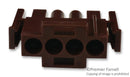 AMP - TE CONNECTIVITY 1-480702-1 PLUG & SOCKET HOUSING, PLUG, NYLON