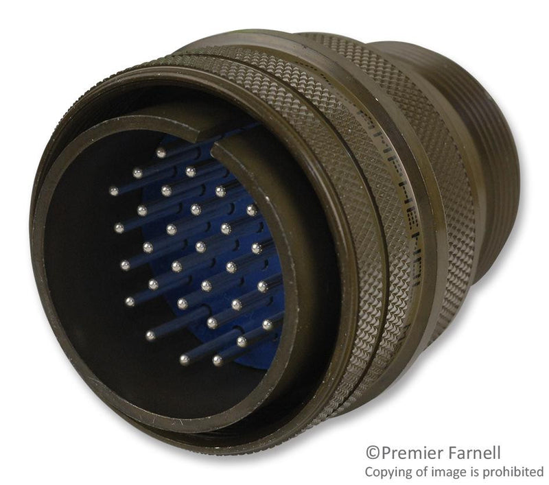 AMPHENOL INDUSTRIAL 97-3106A-28-15P CIRCULAR CONNECTOR PLUG SIZE 28, 35 POSITION, CABLE