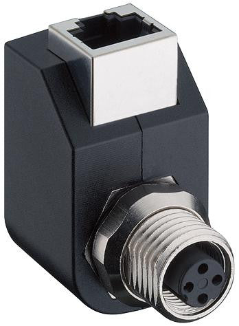 LUMBERG AUTOMATION 0981 ENC 100 ADAPTER, RJ45 8P4C RECEPTACLE - M12 4 POSITION RECEPTACLE