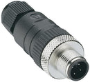 LUMBERG AUTOMATION RSC 4/9 FIELD ATTACHABLE CONNECTOR, M12