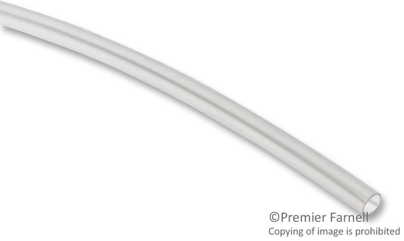 3M FP-301-1/8-CLEAR HEAT SHRINK TUBING, 3.175MM ID, PO, TRANS, 100FT