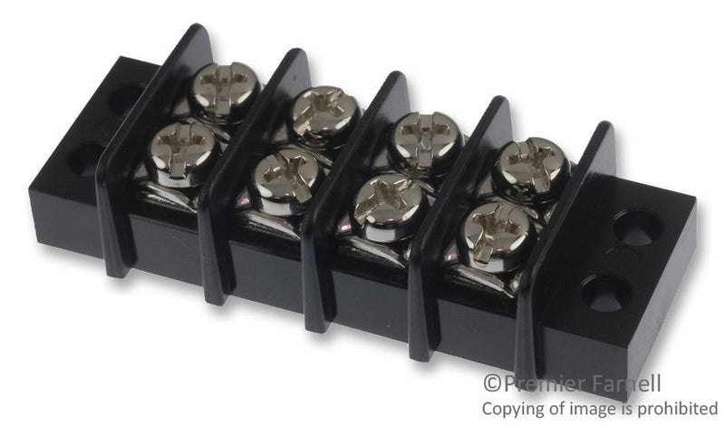 MULTICOMP MC24311 TERMINAL BLOCK, BARRIER, 4 POSITION, 22-12AWG