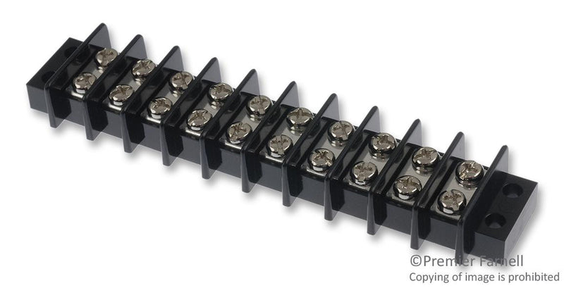 MULTICOMP MC24332 TERMINAL BLOCK, BARRIER, 10 POSITION, 22-14AWG