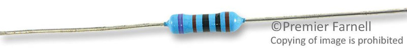 MULTICOMP MCMF0S2BB1001A20 METAL FILM RESISTOR, 1KOHM, 500mW, 0.1%, RADIAL LEADED