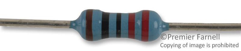 MULTICOMP MCMF0W4FF2200A50 METAL FILM RESISTOR, 220 OHM, 250mW, 1%