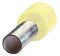 THOMAS & BETTS F4006 TERMINAL, FERRULE, CRIMP, YELLOW, 24AWG