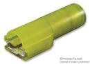 MOLEX 19002-0044 TERMINAL FEMALE DISCONNECT 0.25IN YELLOW