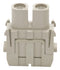 Multicomp PRO MP009490 Heavy Duty Connector MP-HM Inserts Module 2 Contacts Receptacle Screw Socket