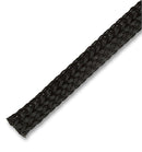 Raychem - TE Connectivity VERSAFLEX-3/8-0-SP Sleeving Braided Flexible Expandable 150 m 492.1 ft 9.525 mm PE (Polyester) Black