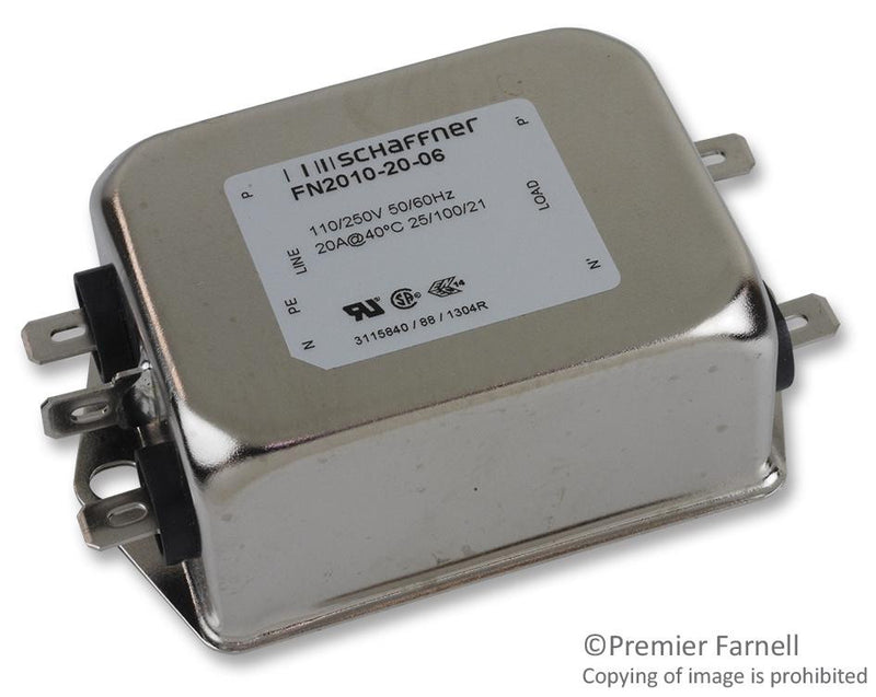 SCHAFFNER FN2010-20-06 SINGLE-PHASE FILTER ((NW))