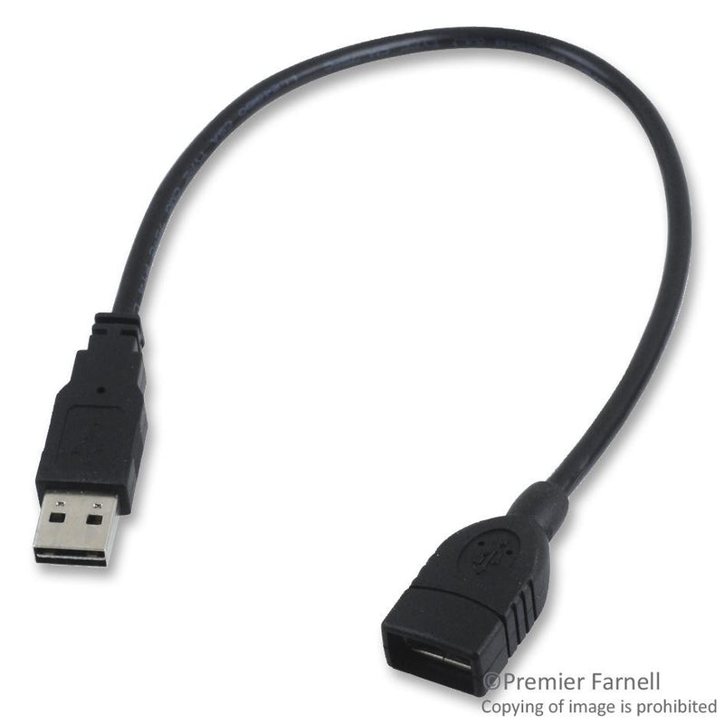 TRIPP-LITE UR024-001 COMPUTER CABLE, USB, 1FT, BLACK