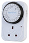 PRO Elec PEL00409 Timeswitch 15 min 24 h 13 A Analogue