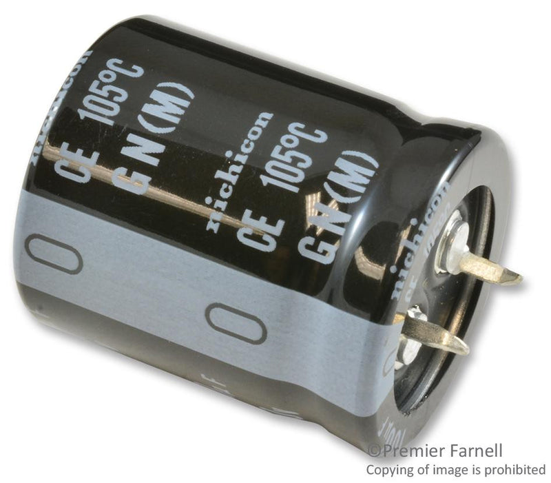 NICHICON LGN2H101MELA30 ALUMINUM ELECTROLYTIC CAPACITOR 100UF, 500V, 20%, SNAP-IN