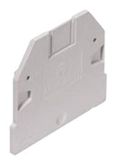 WIELAND ELECTRIC 07.313.2555.0 END PLATE, DIN RAIL TERMINAL BLOCK